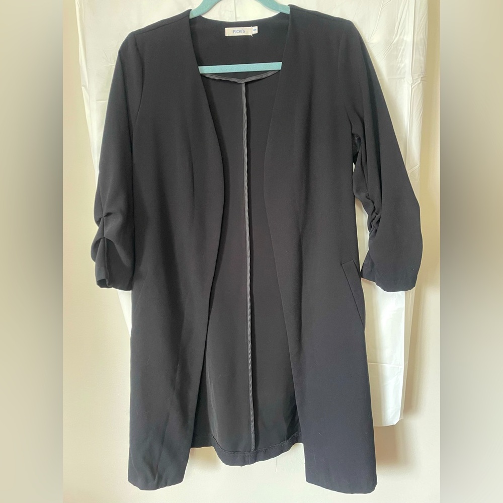 Ricki’s | black trench coat style blazer